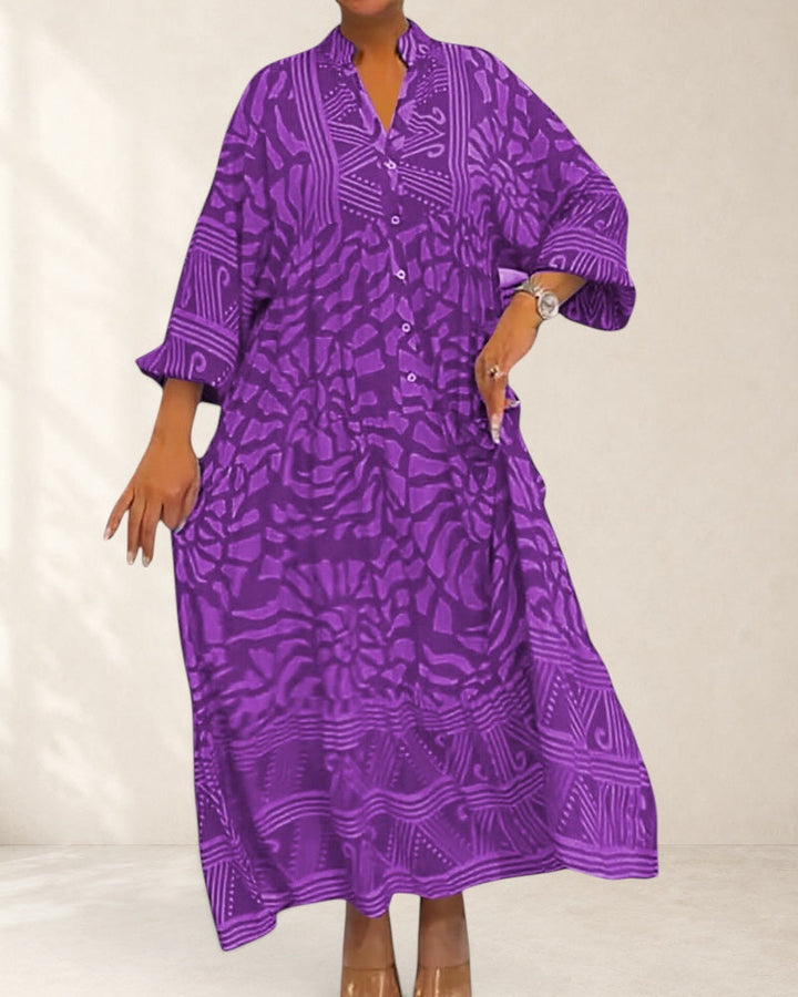 Mckinley™ | Maxi Dress With Elegant Print