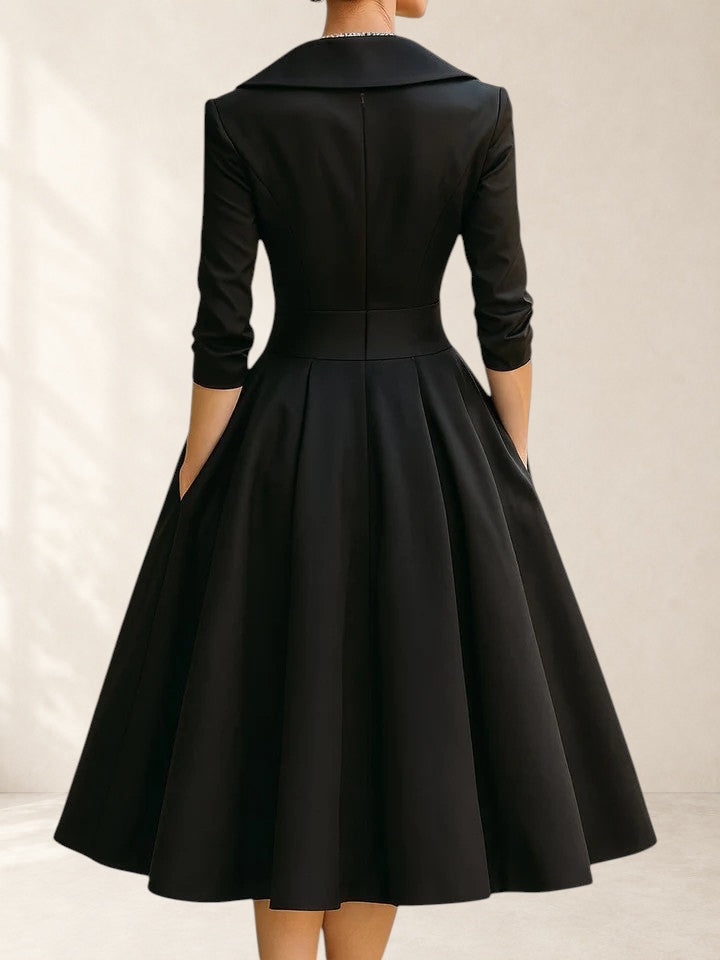 Yan | Elegant Midi Dress