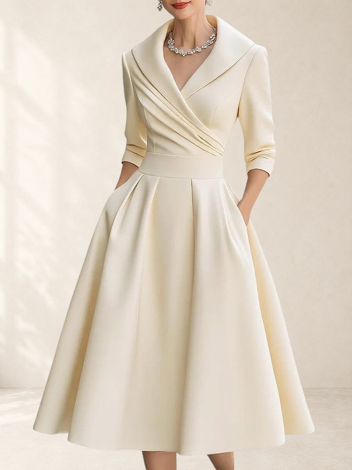 Yan | Elegant Midi Dress