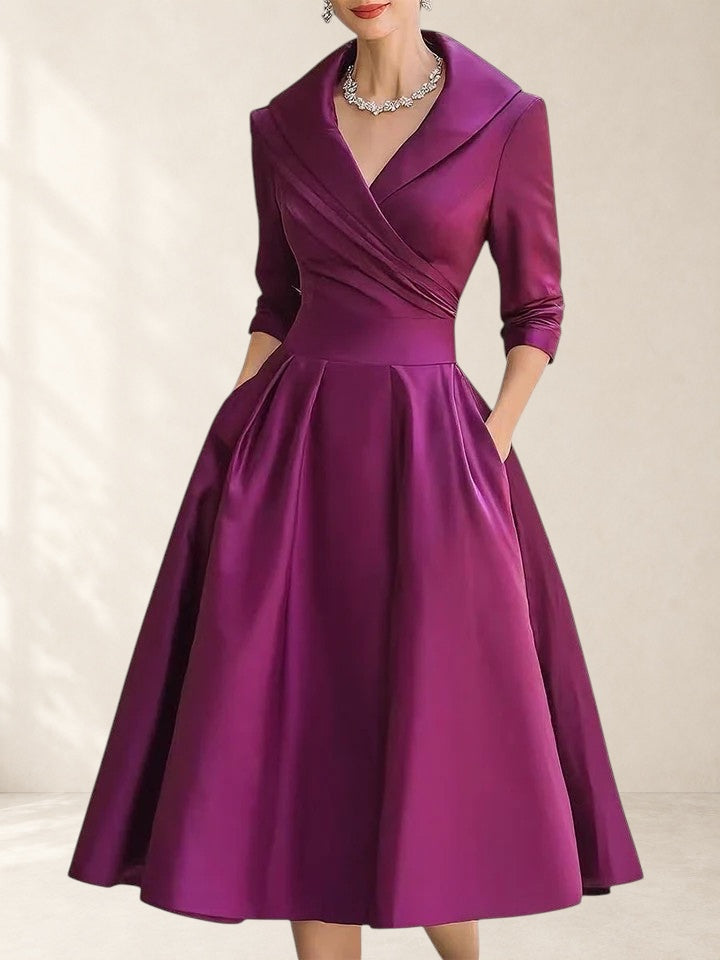 Yan | Elegant Midi Dress