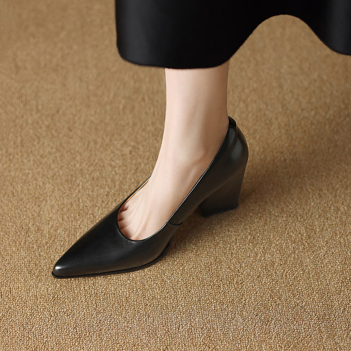 Zella | Genuine Leather Heels