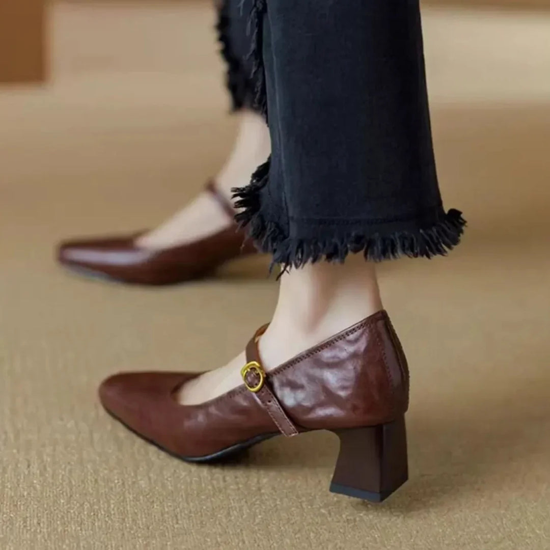Bella | Genuine Leather Heels