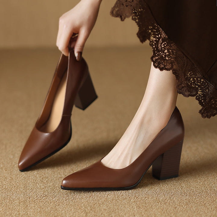 Zella | Genuine Leather Heels