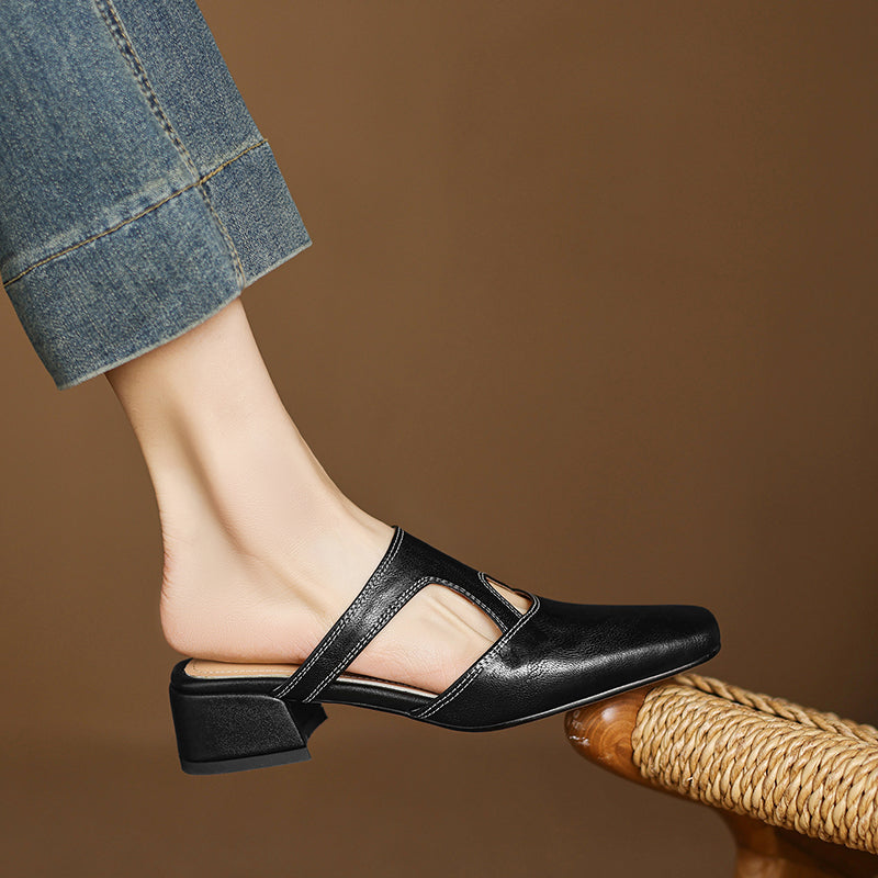 Dessa | Genuine Leather Mules