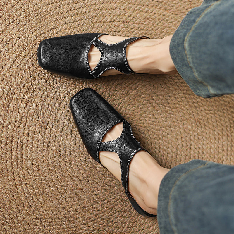Dessa | Genuine Leather Mules