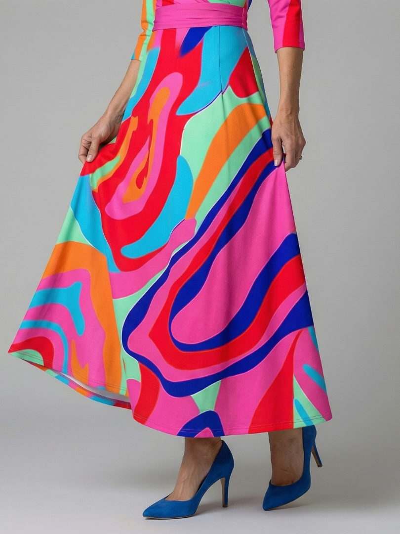Joanna | Cross-Neck Midi Dress