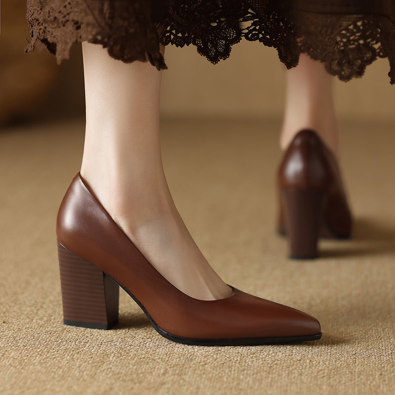 Zella | Genuine Leather Heels