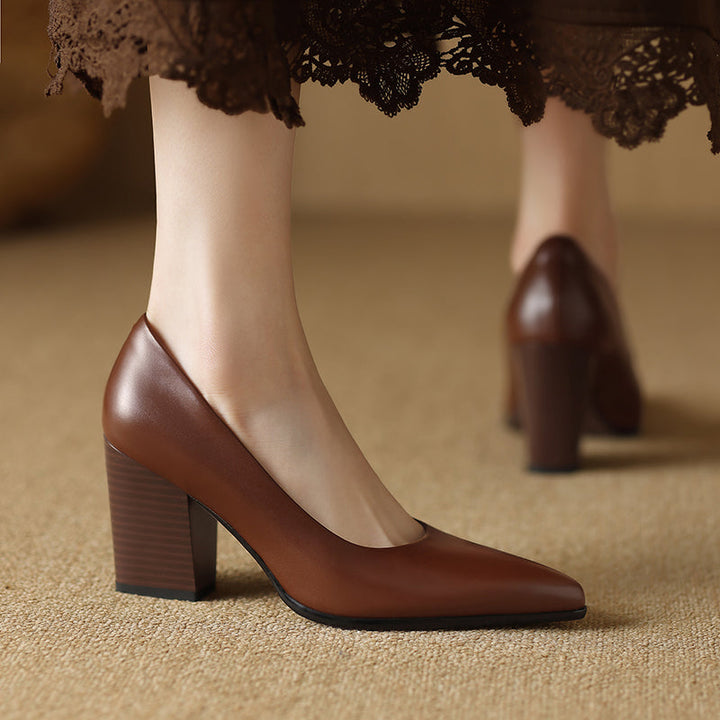 Zella | Genuine Leather Heels