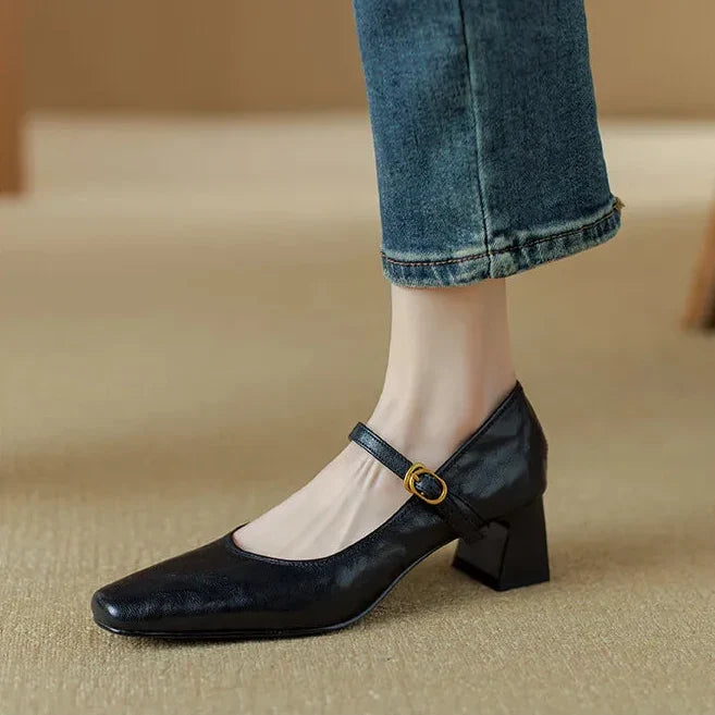 Bella | Genuine Leather Heels