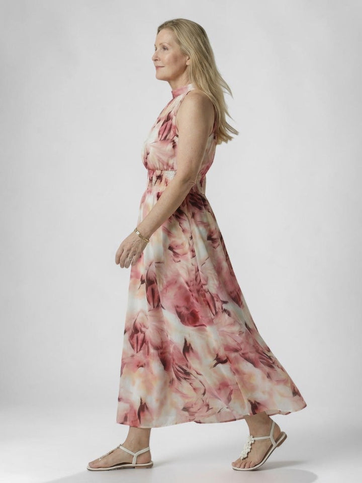 Martyna | Midi Halter Dress