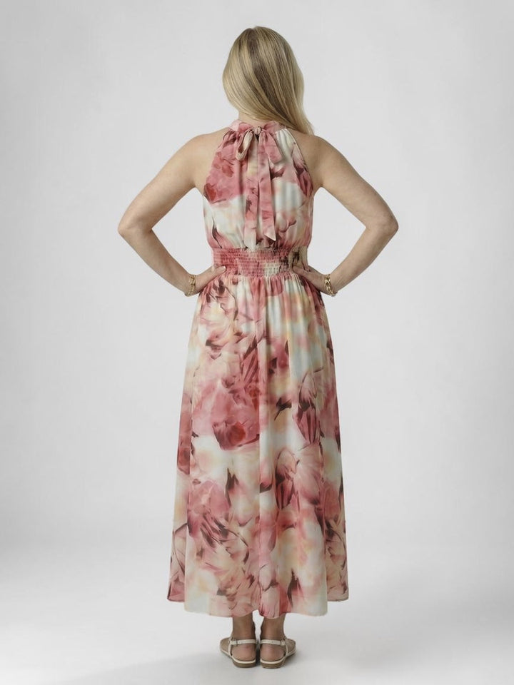 Martyna | Midi Halter Dress