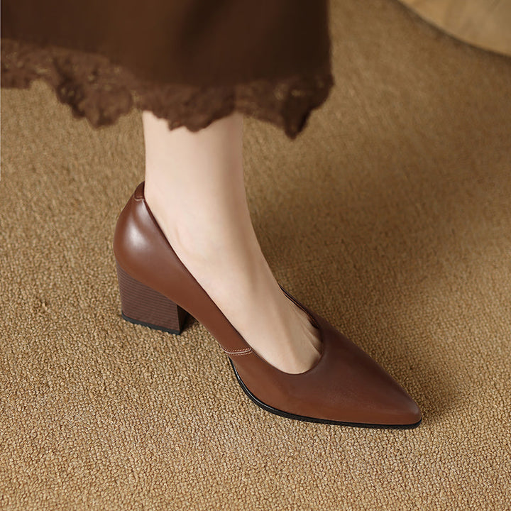 Zella | Genuine Leather Heels