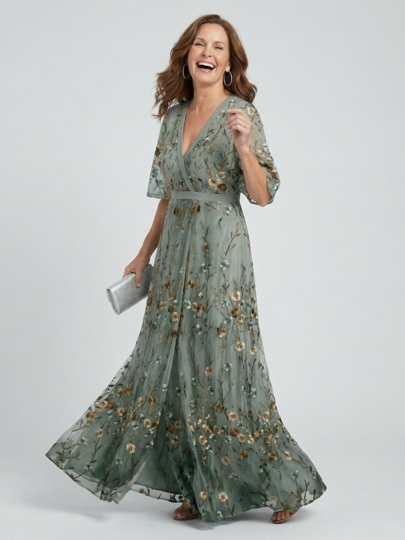 Aneta | Floral Halter Maxi Dress