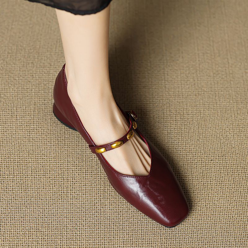 Zyra | Genuine Leather Flats