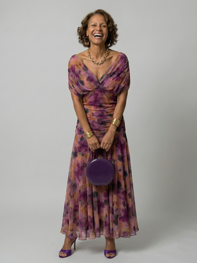Zaneta | Off-Shoulder Midi Dress