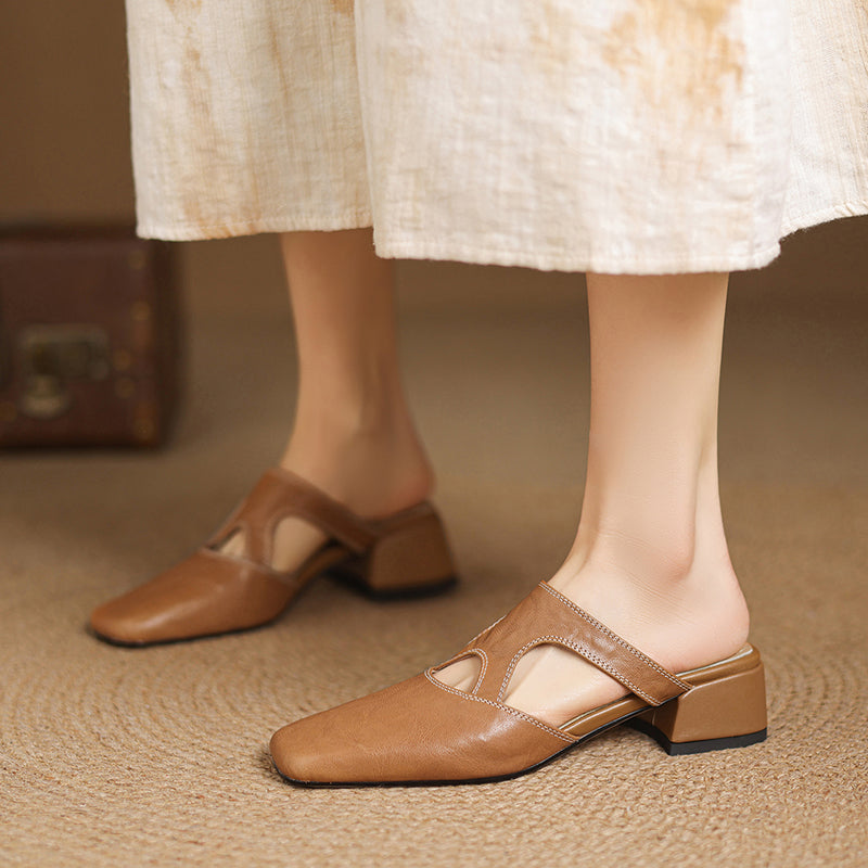Dessa | Genuine Leather Mules
