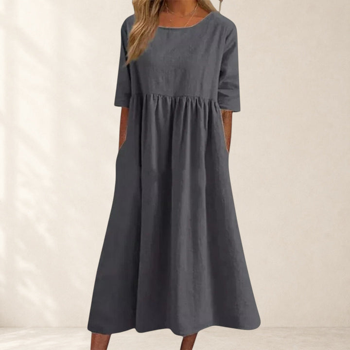 Haisley™ | Elegant Short-Sleeved Dress
