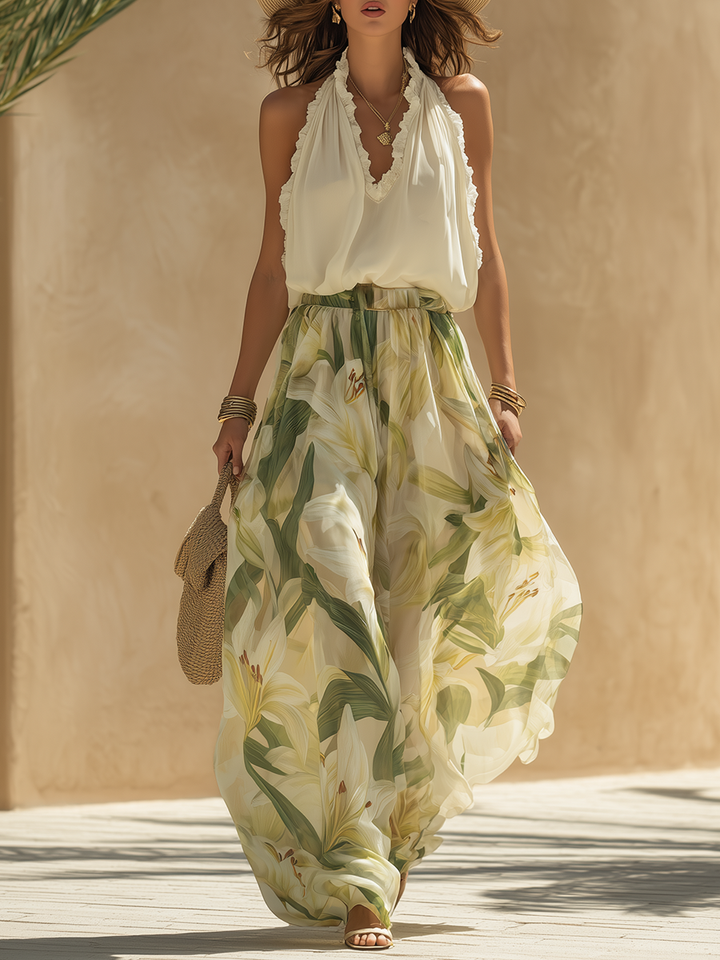 Maren™ Elegant Lily Printed Fluid Set