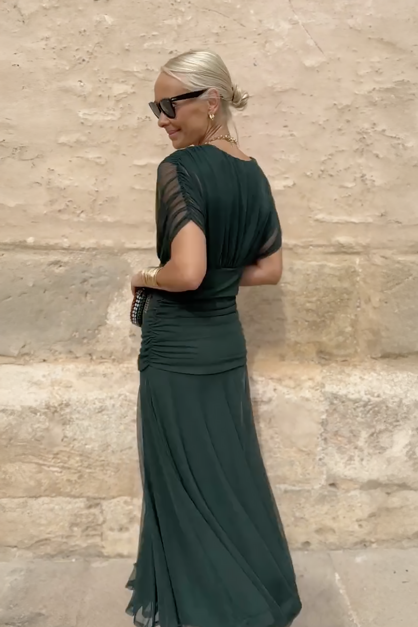 Elina | V-neck Maxi Dress