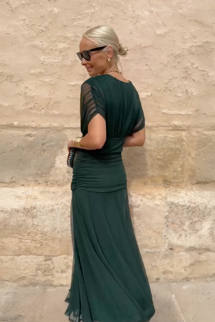 Elina | V-neck Maxi Dress