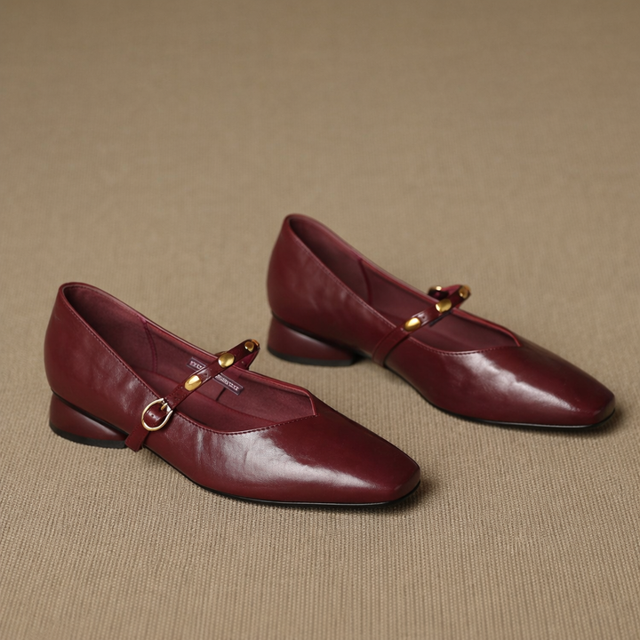 Zyra | Genuine Leather Flats