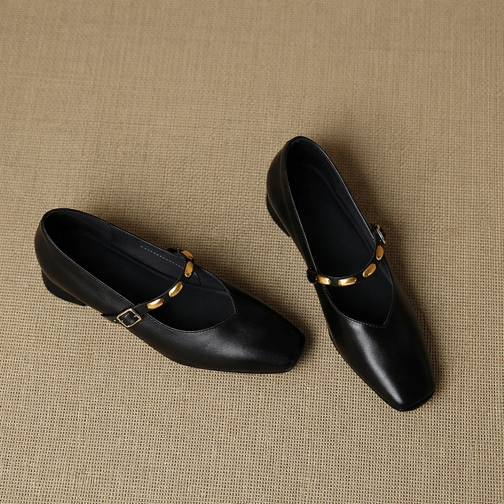 Zyra | Genuine Leather Flats