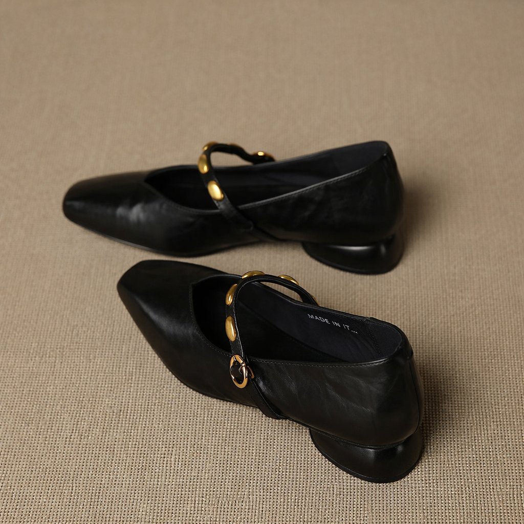 Zyra | Genuine Leather Flats