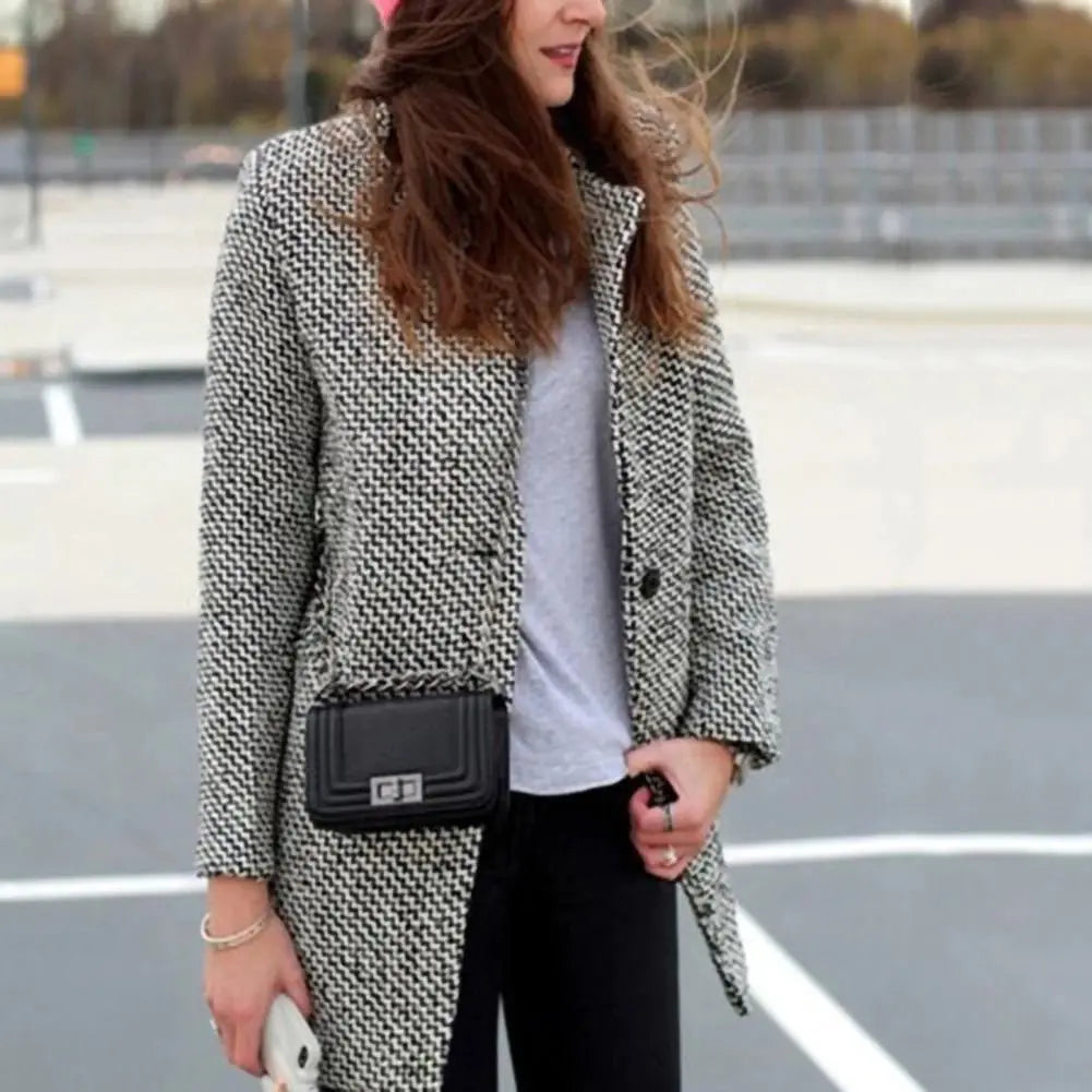 Evelyn - Chic Wool Coat