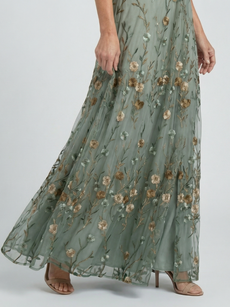 Aneta | Floral Halter Maxi Dress