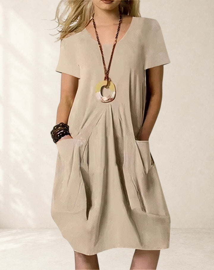 Alani | Easy Casual Flow Midi Dress