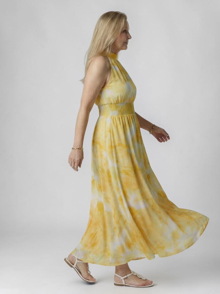 Martyna | Midi Halter Dress