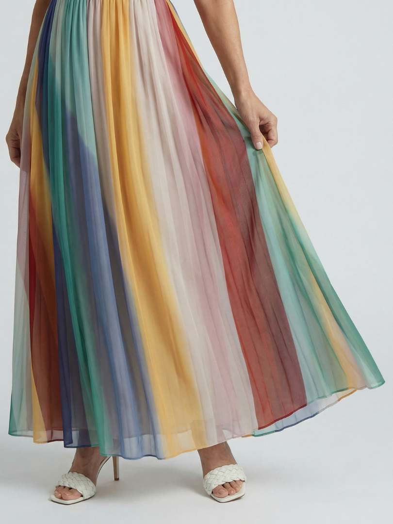 Weronika | Striped Maxi Dress