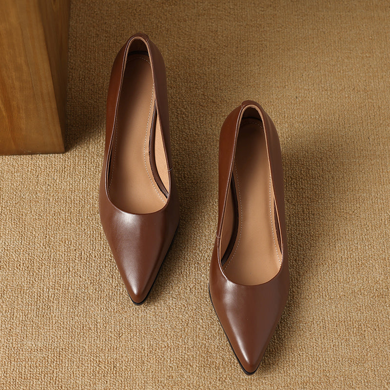 Zella | Genuine Leather Heels