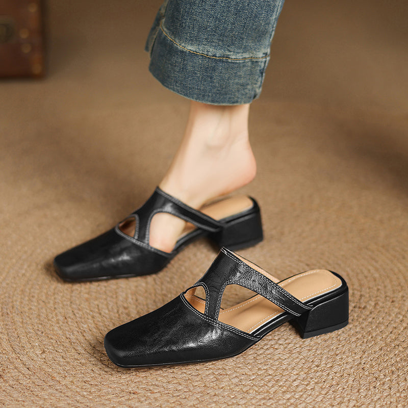 Dessa | Genuine Leather Mules