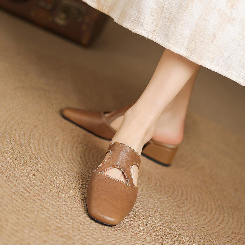 Dessa | Genuine Leather Mules