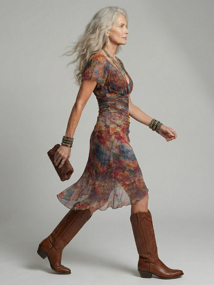 Kamila | Midi Halter Dress