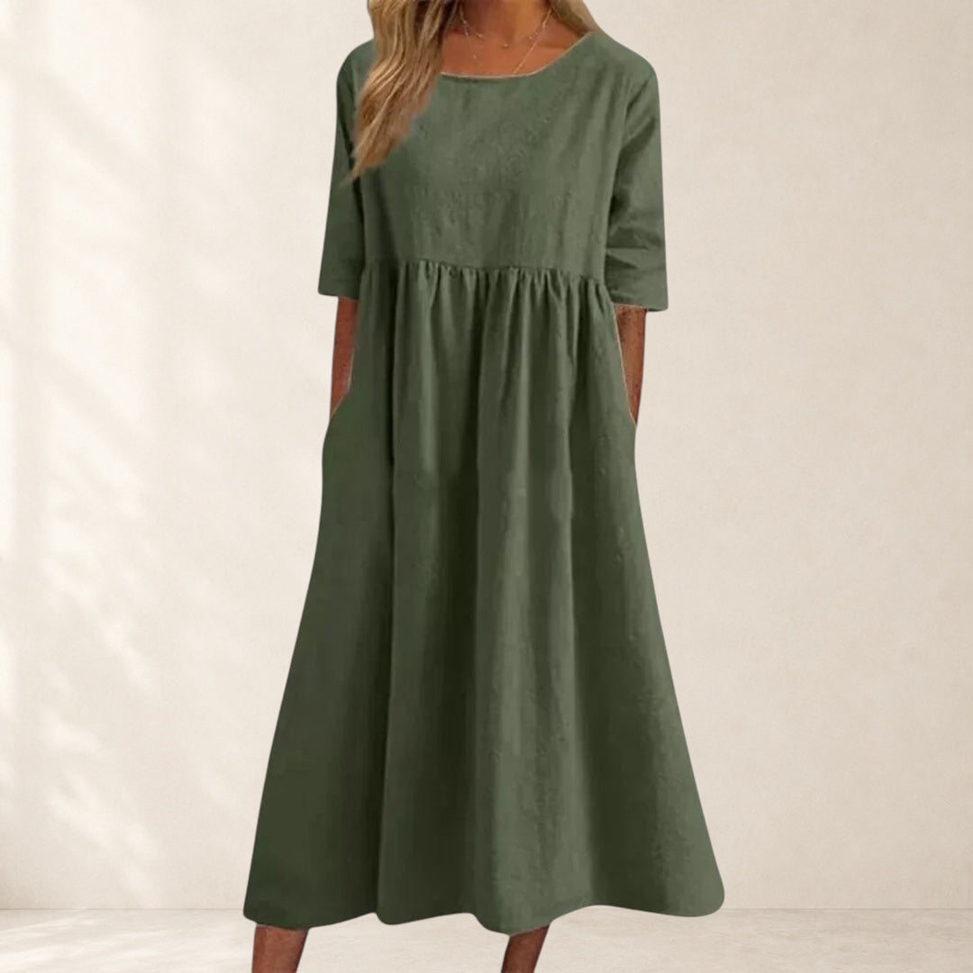 Haisley™ | Elegant Short-Sleeved Dress