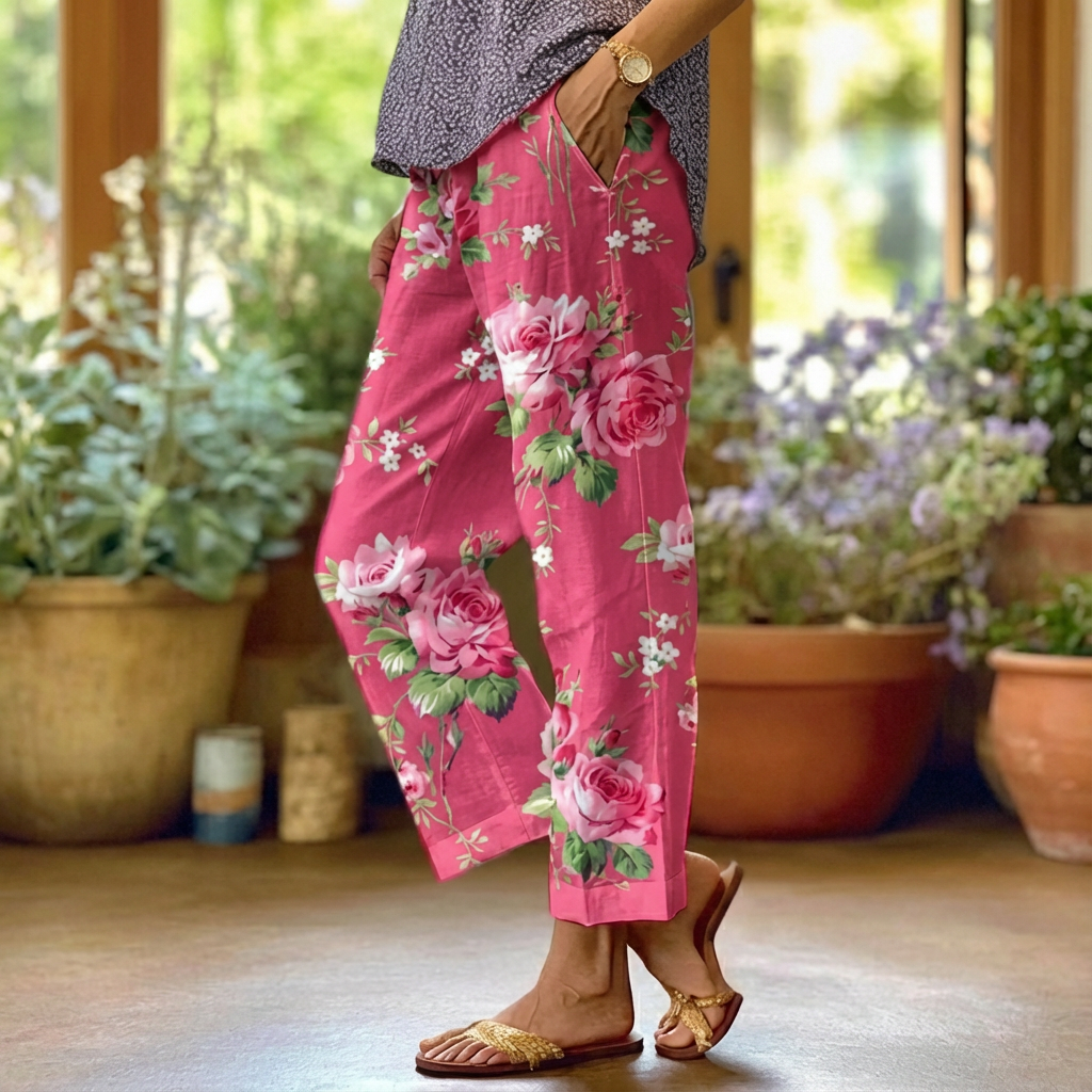 Sandara Floral | Coastal Breeze Trousers