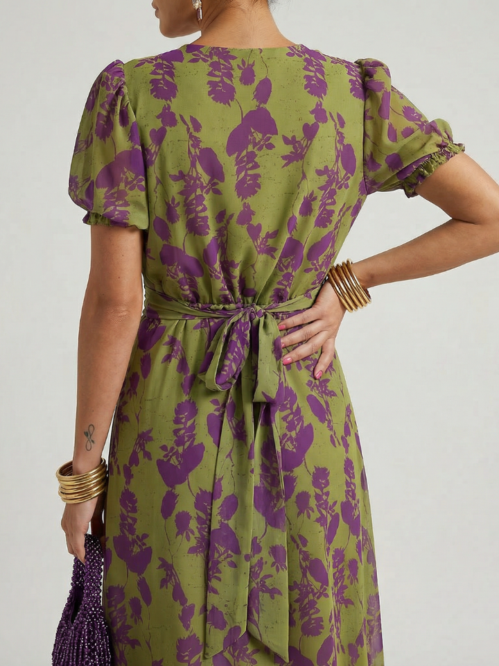 Natalia | Floral Midi Dress