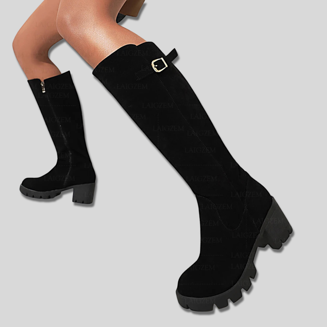 Calista | Suede Over-the-Knee Boots