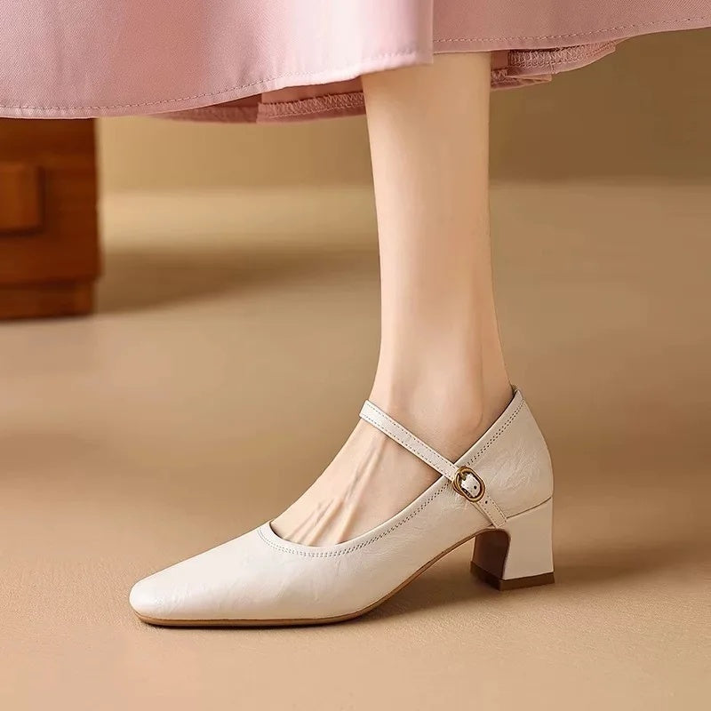 Bella | Genuine Leather Heels