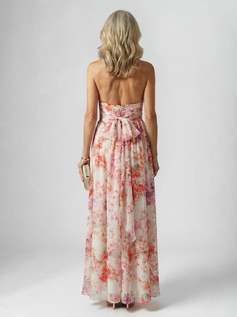 Wioletta | Flowy Halter Maxi Dress