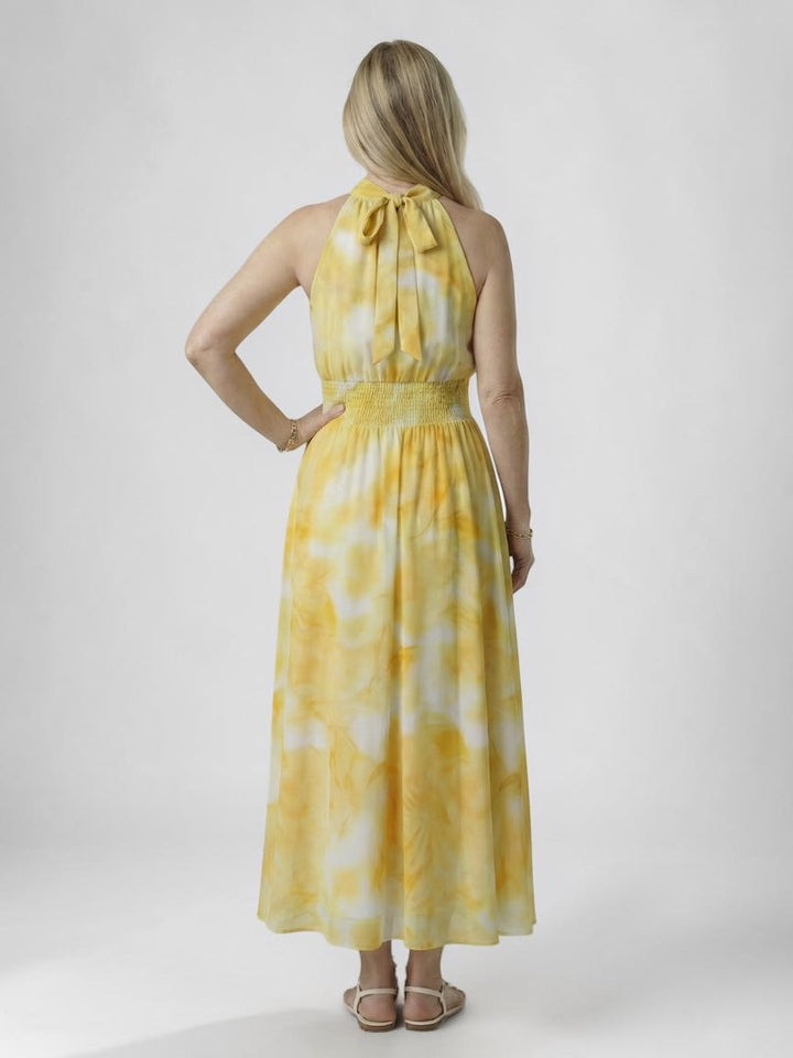 Martyna | Midi Halter Dress