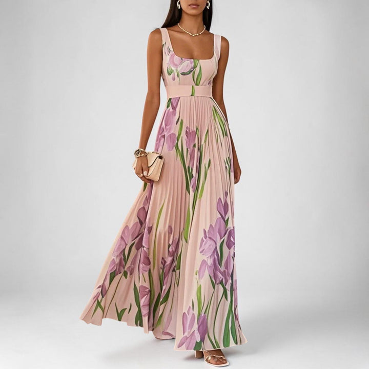 Tressa - Stylish Sleeveless Floral Dress