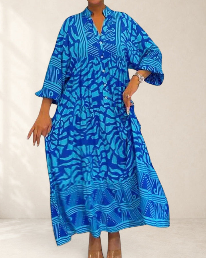 Mckinley™ | Maxi Dress With Elegant Print