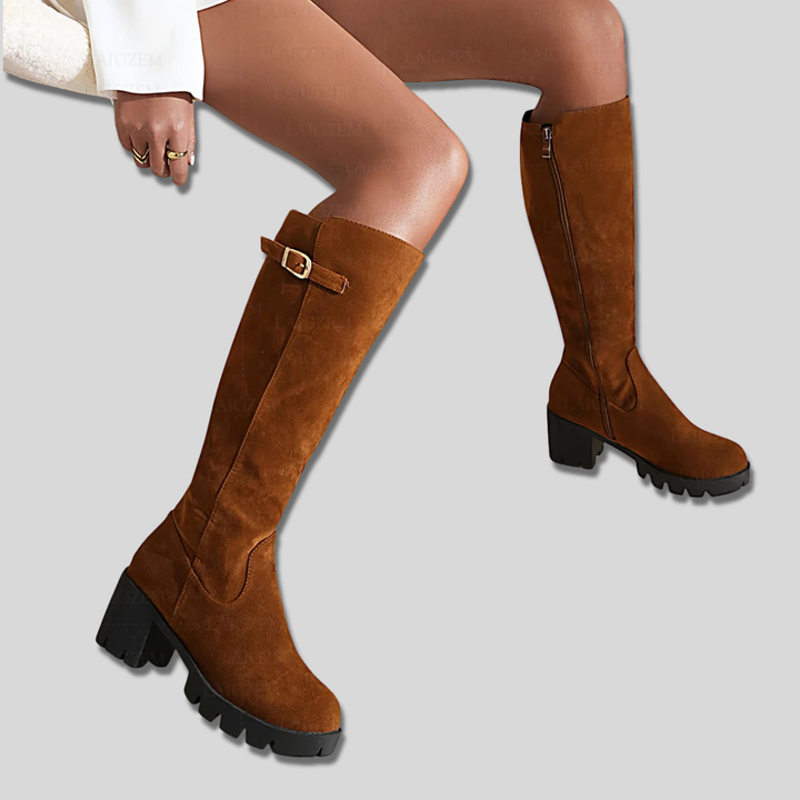 Calista | Suede Over-the-Knee Boots