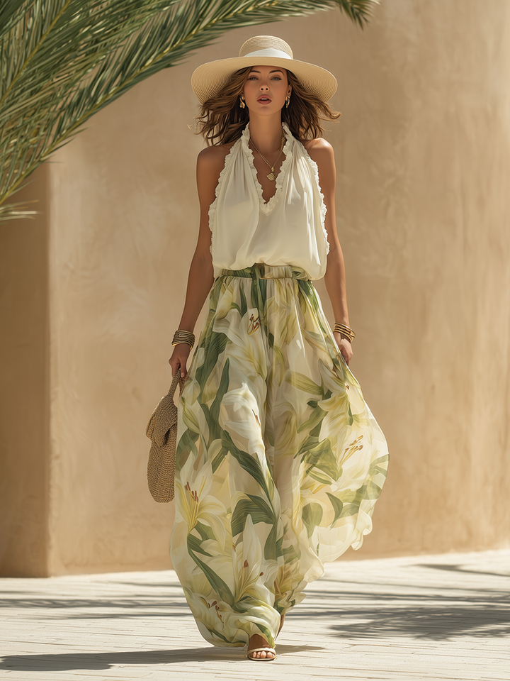 Maren™ Elegant Lily Printed Fluid Set