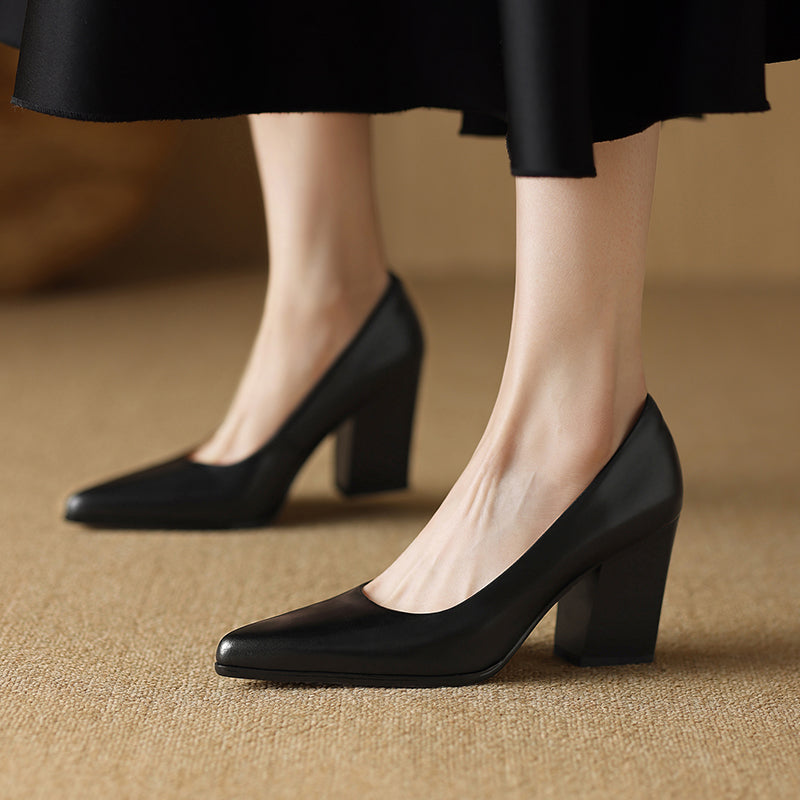 Zella | Genuine Leather Heels
