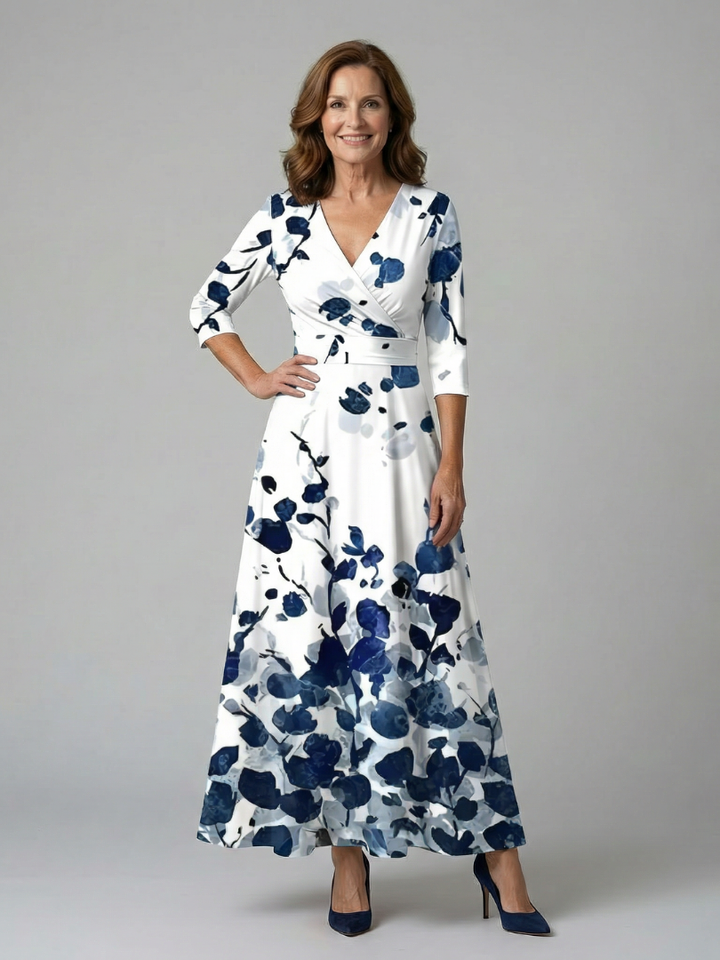 Joanna | Cross-Neck Midi Dress