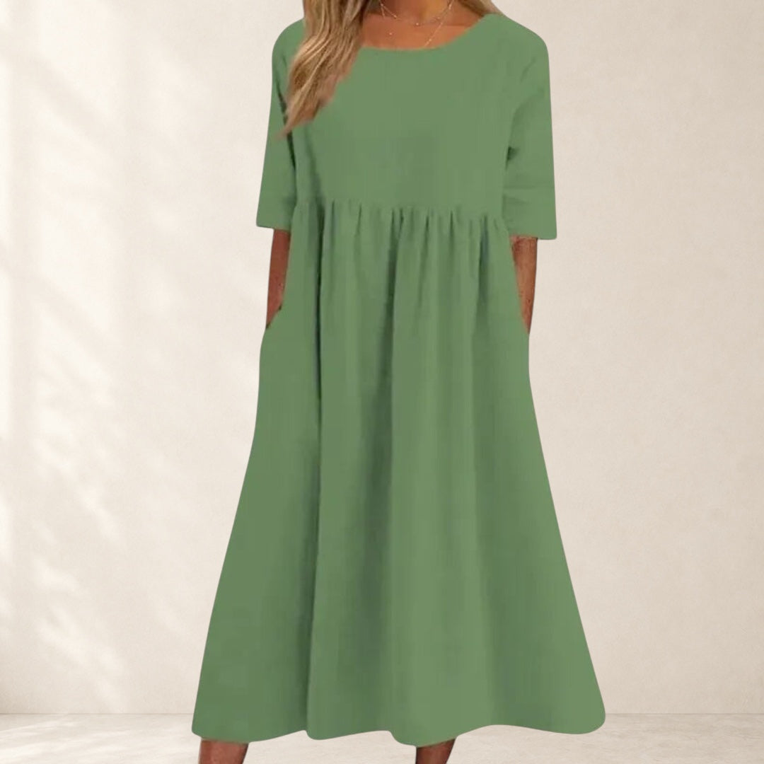 Haisley™ | Elegant Short-Sleeved Dress